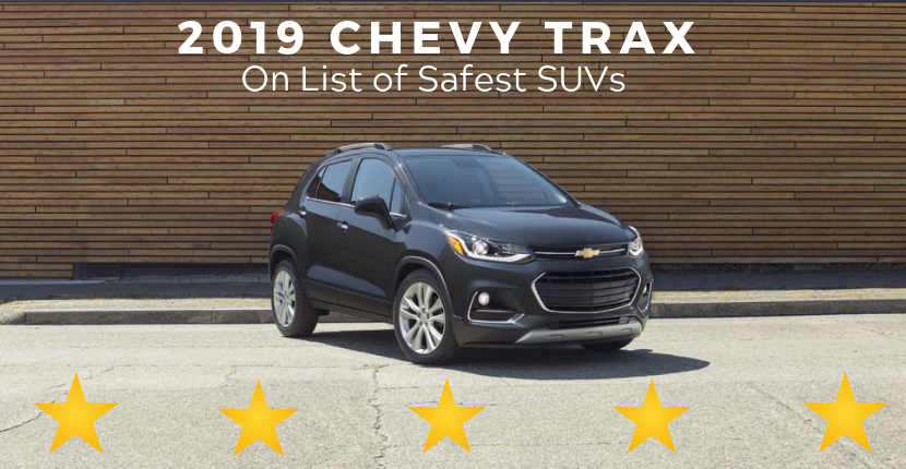 2019 Chevy Trax: On List of 20 Safest Small SUVs of 2019 - Apple Chevy Blog