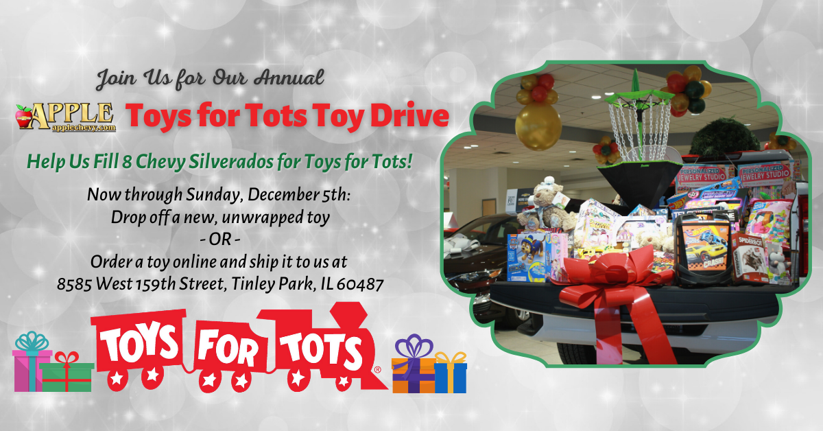 Apple Chevy Toys for Toys Toy Drive