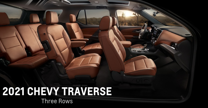 Chevy suvs with 3rd row clearance seating