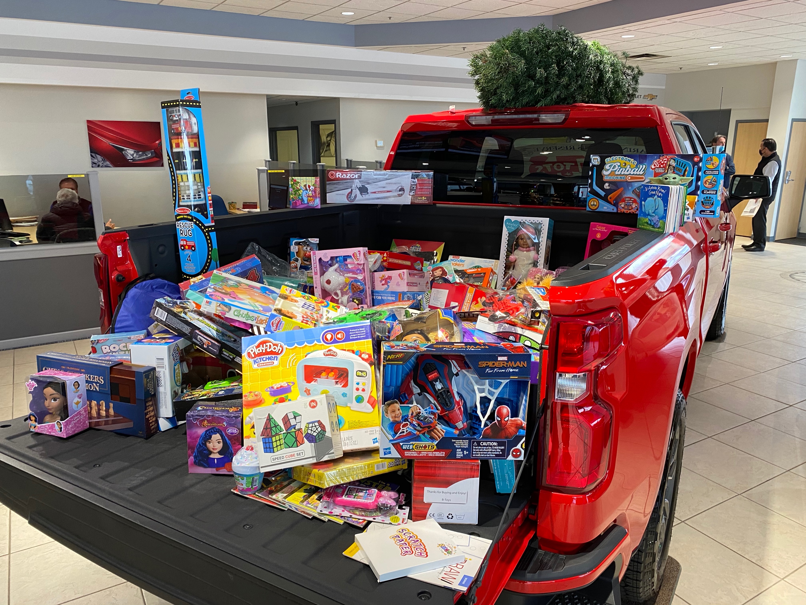 Apple Chevy Toys for Toys Toy Drive Recap