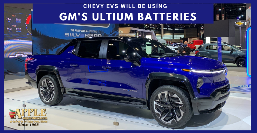 Chevy EVs Will be Using GM's Ultium Batteries
