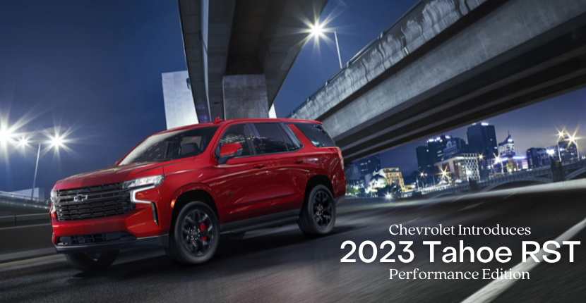 Chevrolet Introduces 2023 Tahoe RST Performance Edition