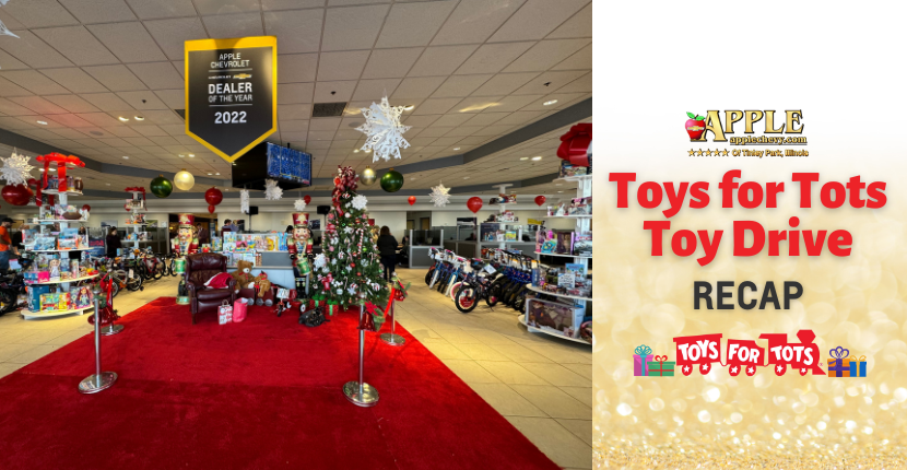 Apple Chevy Toys for Tots Toy Drive Recap