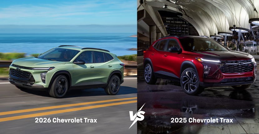 2025 Chevy Tax vs 2026 Chevy Trax