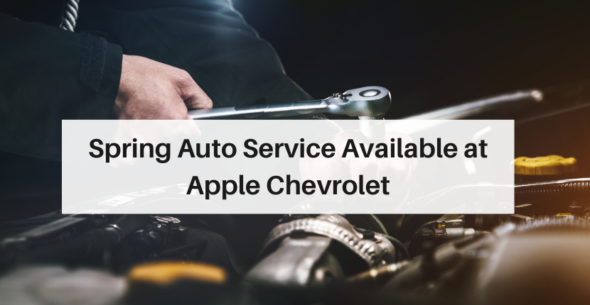 Schedule your next auto service at Apple Chevrolet Tinley Park
