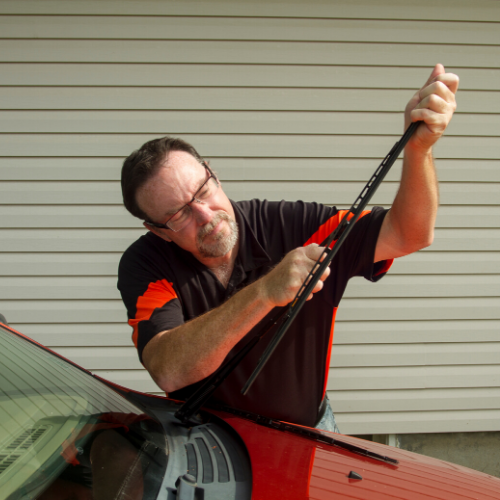 We make sure to check and change your wiper blades after your service.