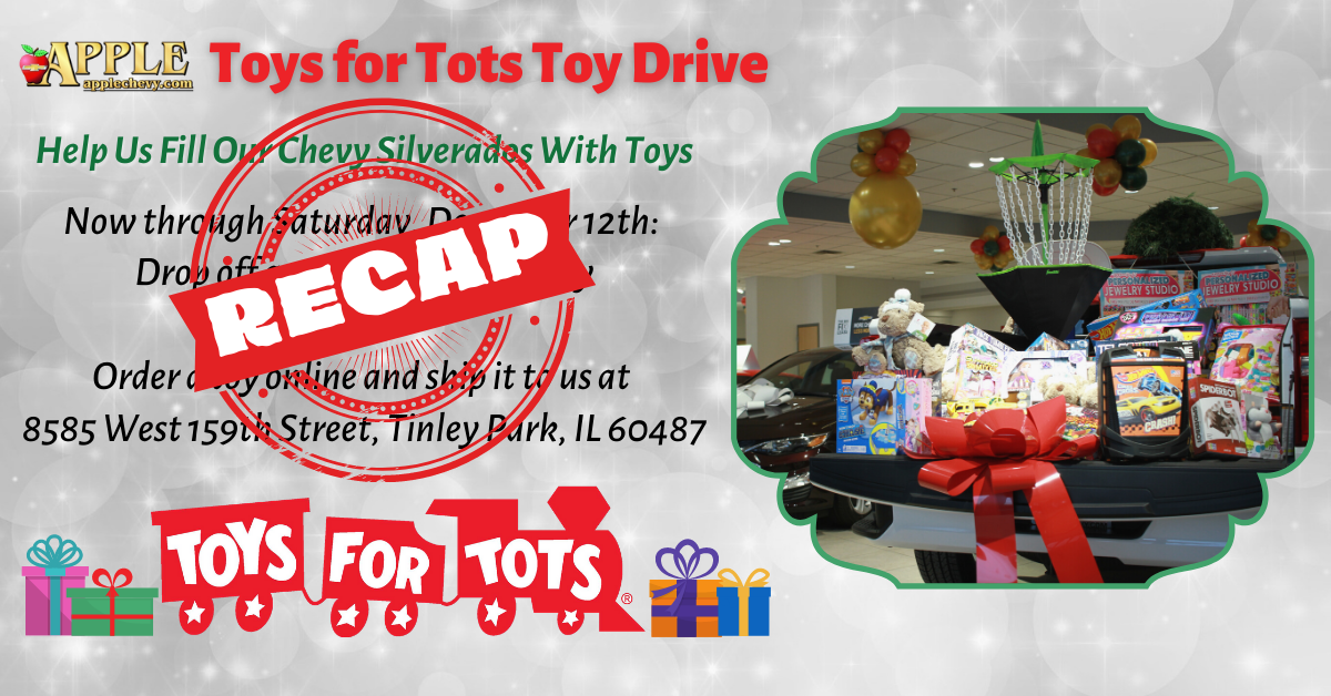 Apple Chevy Toys for Toys Toy Drive Recap