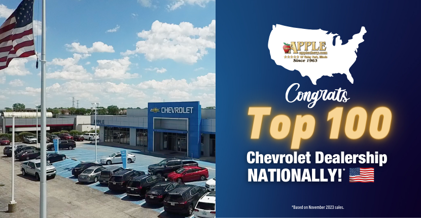 Apple Chevy Top 100 Dealership Nationally