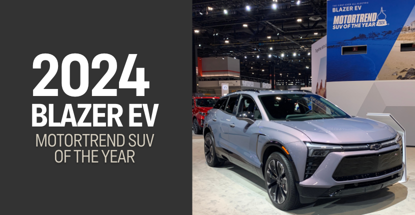 Blazer EV Wins 2024 MotorTrend SUV of the Year
