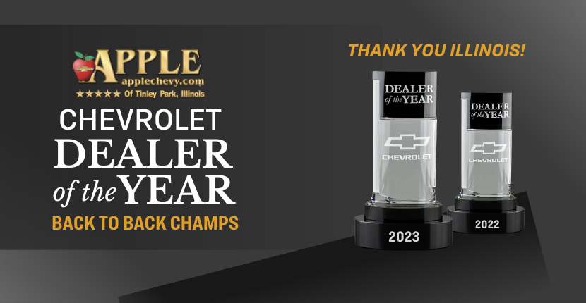 Apple Chevy is a 2023 Chevrolet Dealer of The Year