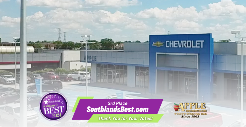 Apple Chevrolet Takes 3rd Place for Southland’s Best