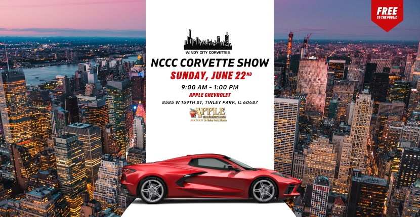 You’re Invited to the NCCC Corvette Show at Apple Chevrolet!