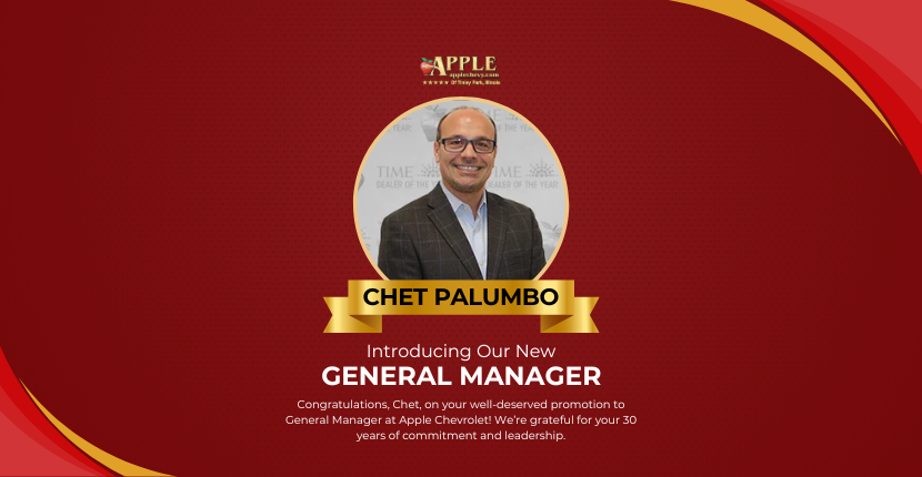 Apple Chevrolet Celebrates Chet Palumbo’s Promotion to General Manager