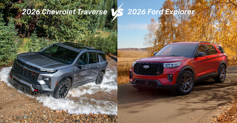 2026 Chevy Traverse vs 2026 Ford Explorer: Which SUV Should You Buy?