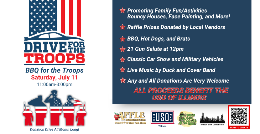 Join Us for the 2026 USO Drive for the Troops BBQ Event at Apple Chevrolet