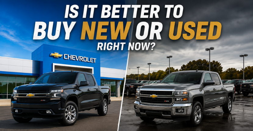 Is It Better to Buy New or Used Right Now?