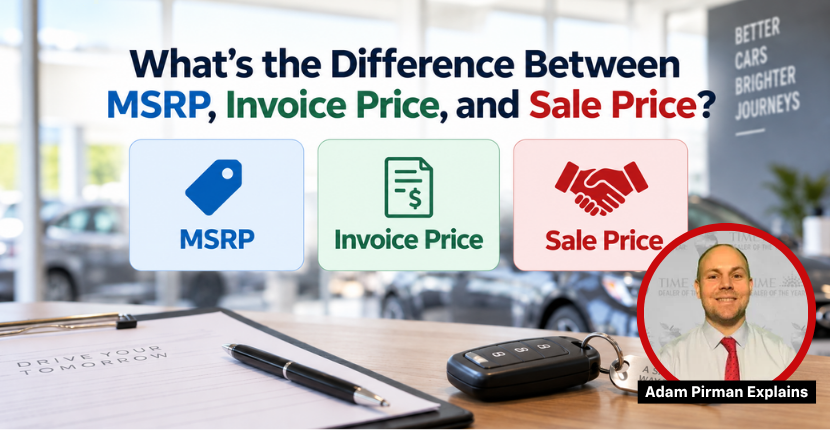 What’s the Difference Between MSRP, Invoice Price, and Sale Price?
